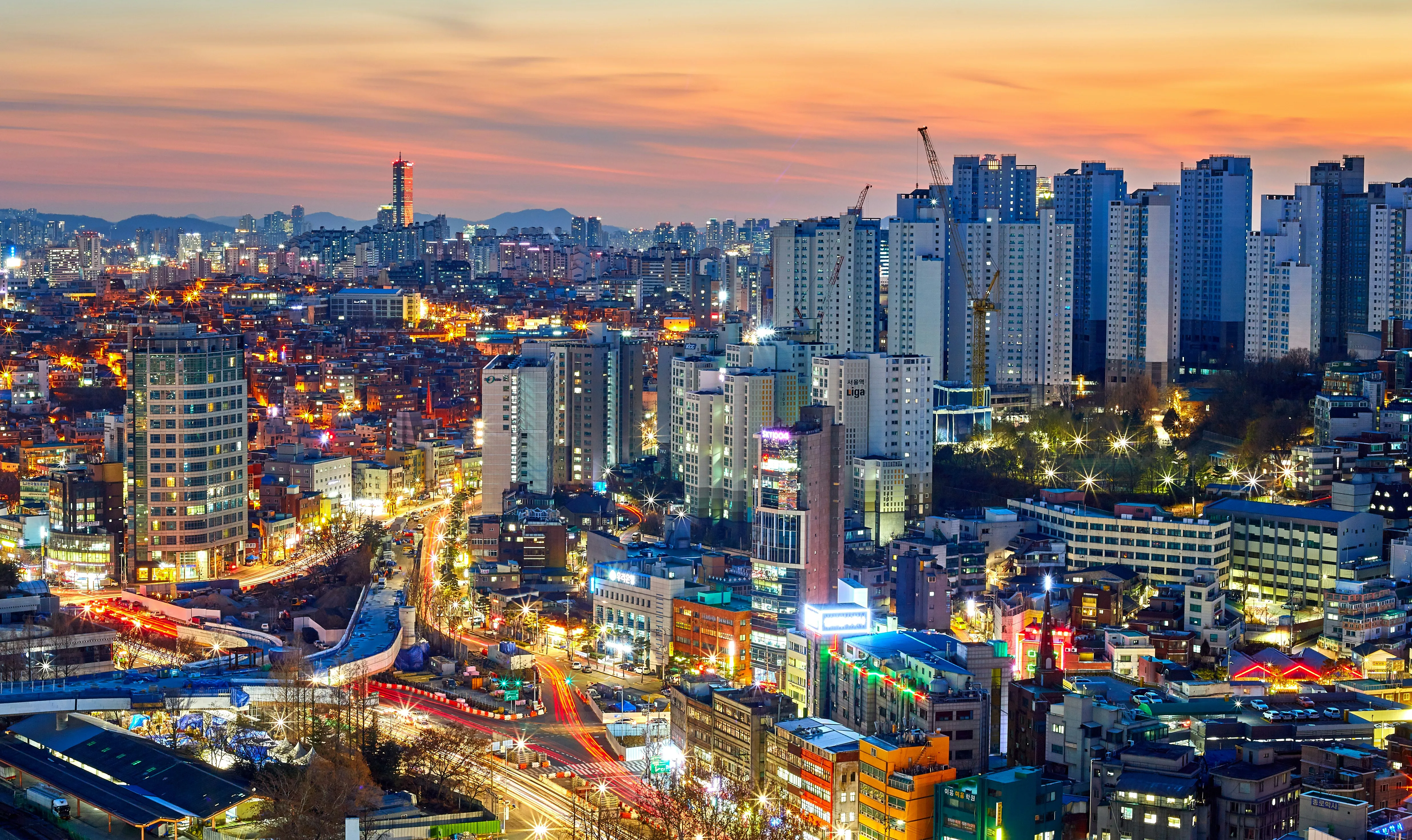 South Korea background image